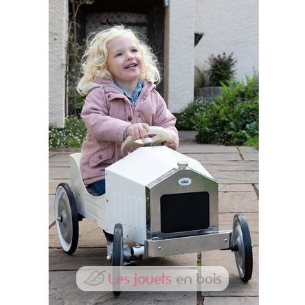 Großes Tretauto Elfenbein V1150W Vilac 6