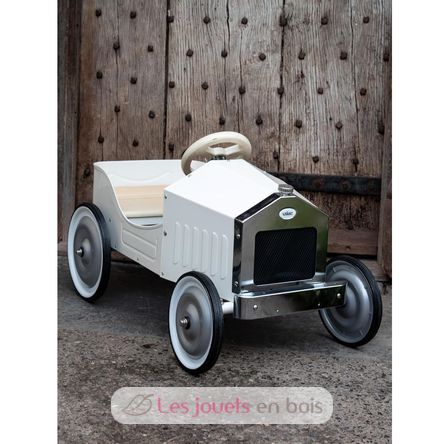 Großes Tretauto Elfenbein V1150W Vilac 14