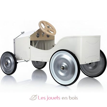 Großes Tretauto Elfenbein V1150W Vilac 13