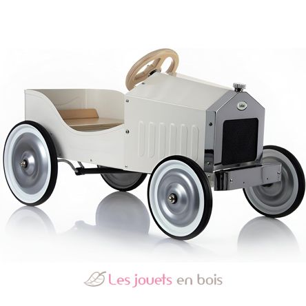 Großes Tretauto Elfenbein V1150W Vilac 11