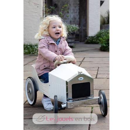 Großes Tretauto Elfenbein V1150W Vilac 16