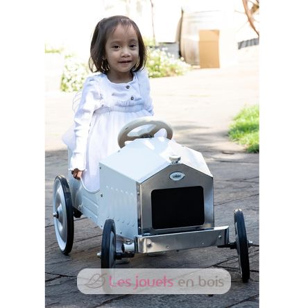 Großes Tretauto Elfenbein V1150W Vilac 17