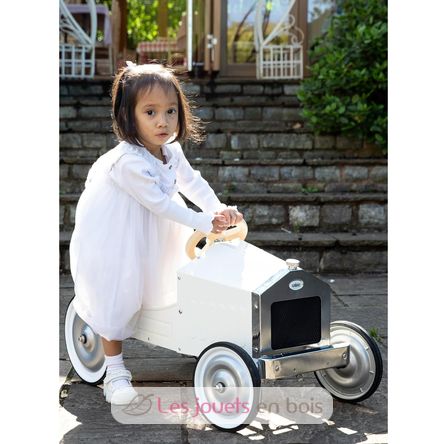 Großes Tretauto Elfenbein V1150W Vilac 15