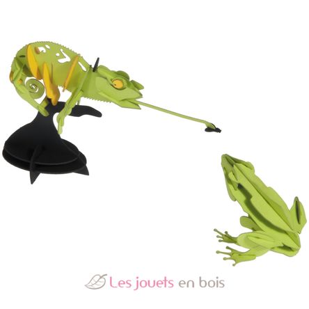 3D Papiermodell - Chamäleon FR-11613 Fridolin 4