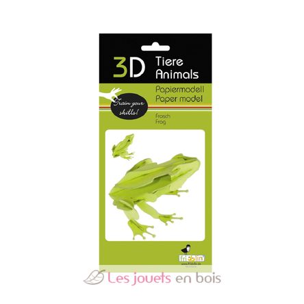 3D Papiermodell - Frosch FR-11609 Fridolin 4