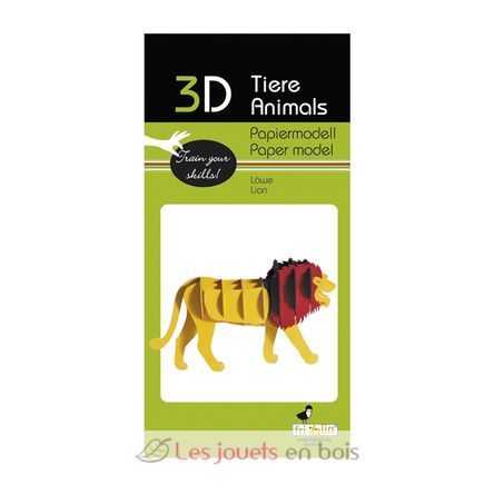3D Papiermodell - Löwe FRI-11620 Fridolin 2