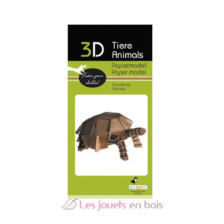 3D Papiermodell - Schildkröte FR-11625 Fridolin 2