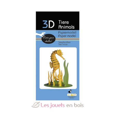 3D Papiermodell - Seepferdchen FR-11627 Fridolin 2