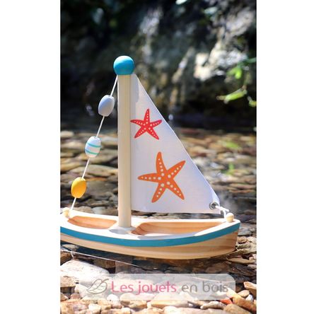 Wasserspielzeug Segelboot Seestern LE11658 Small foot company 3