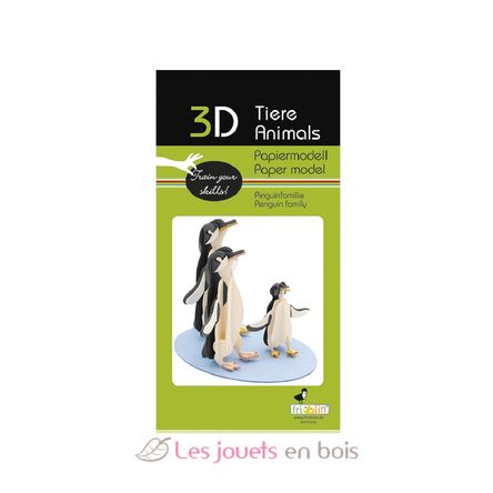 3D Papiermodell - Pinguinfamilie FI-11672 Fridolin 2