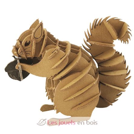 3D Papiermodell - Eichhörnchen FRI-11723 Fridolin 1