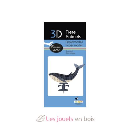 3D Papiermodell - Blauwal FI-11725 Fridolin 2