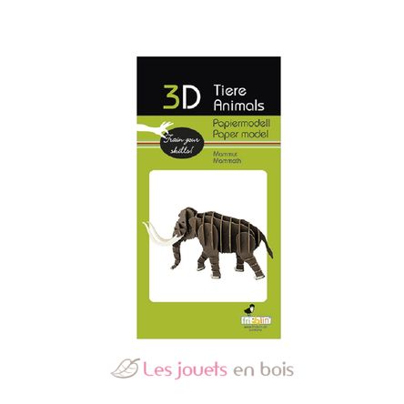 3D Papiermodell - Mammut FR-11727 Fridolin 2