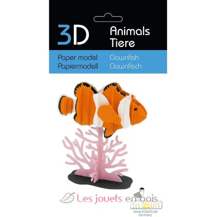 3D Papiermodell - Clownfisch FR-11734 Fridolin 2