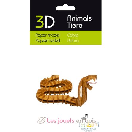 3D Papiermodell - Kobra FR-11742 Fridolin 2