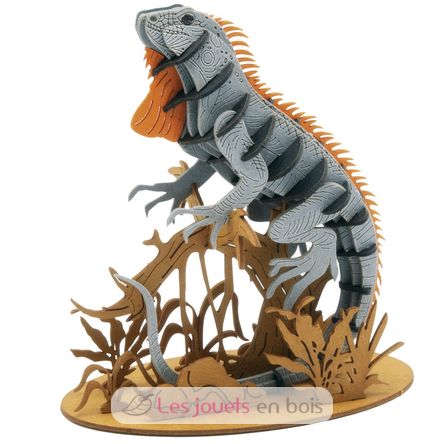 3D Papiermodell - Echse FR-11744 Fridolin 1