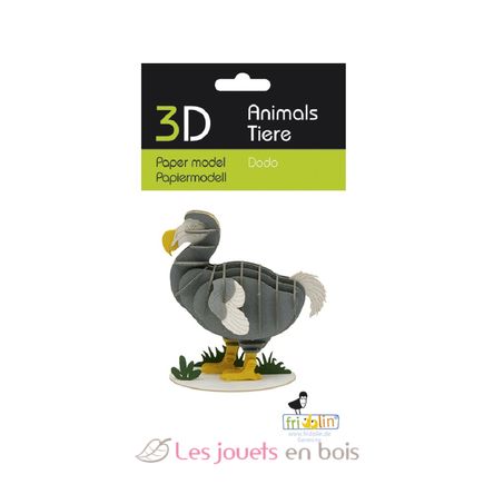 3D Papiermodell - Dodo FRI-11747 Fridolin 2