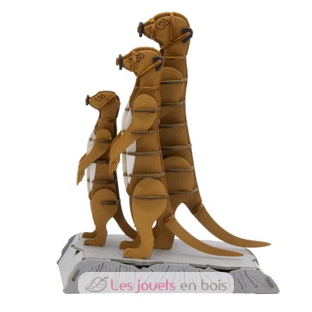 3D Papiermodell - Erdmännchen FRI-11757 Fridolin 1