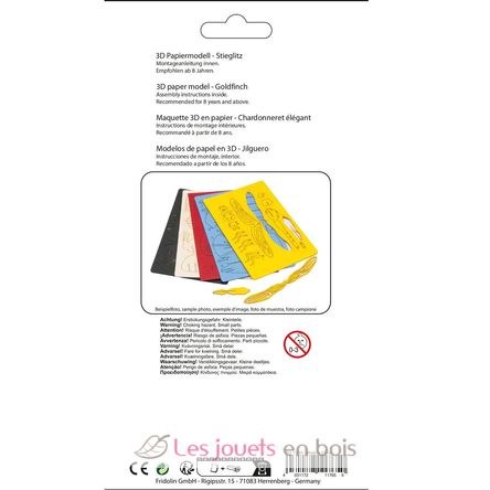 3D Papiermodell - goldfink FRI-11765 Fridolin 4