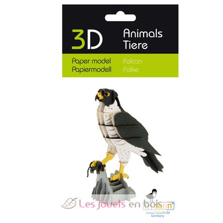 3D Papiermodell - Falke FRI-11766 Fridolin 3