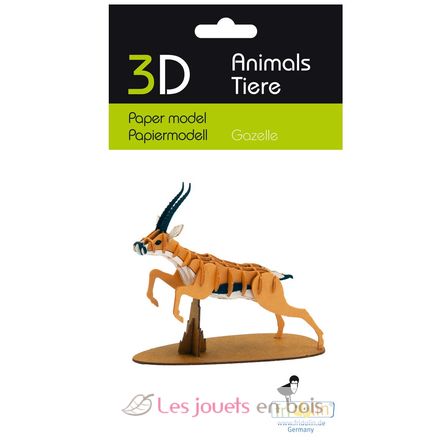 3D Papiermodell - gazelle FRI-11769 Fridolin 3