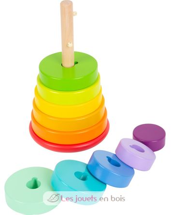 Stapelturm Steckspiel Regenbogen LE11794 Small foot company 1