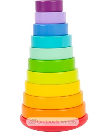 Stapelturm Steckspiel Regenbogen LE11794 Small foot company 2