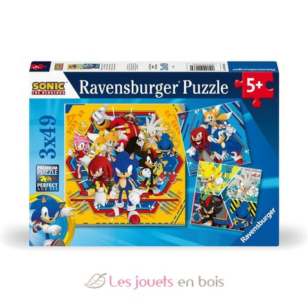 Puzzle Die Abenteuer von Sonic 3x49 pcs RAV12001133 Ravensburger 1