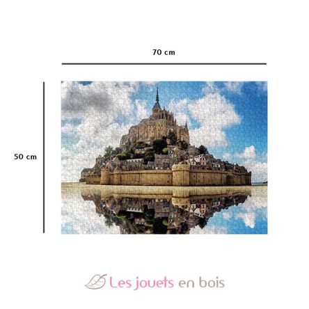 Puzzle Abtei Mont Saint-Michel 1000 Teile N12001535 Nathan 3