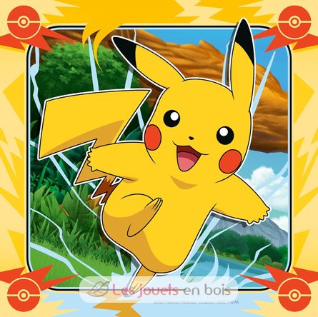 Puzzle Pikachu, Charizard und Evoli 3x49 pcs RAV12004062 Ravensburger 2