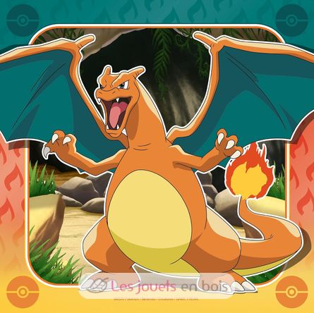 Puzzle Pikachu, Charizard und Evoli 3x49 pcs RAV12004062 Ravensburger 3