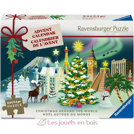 Adventskalender Weihnachten rund um die Welt RAV12004246 Ravensburger 1