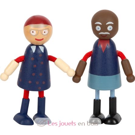 Puppen-Familie mit Rollstuhl LE12396 Small foot company 3