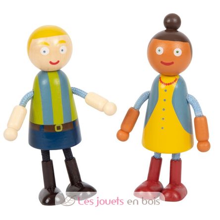 Puppen-Familie mit Rollstuhl LE12396 Small foot company 4