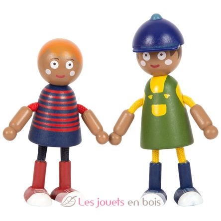 Puppen-Familie mit Rollstuhl LE12396 Small foot company 5