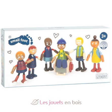 Puppen-Familie mit Rollstuhl LE12396 Small foot company 7