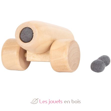 Schwarzes Piratenschiff LE12411 Plan Toys 13