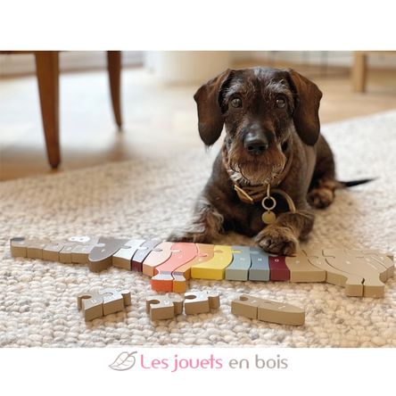 Buchstabenpuzzle Hund LE12413 Small foot company 2