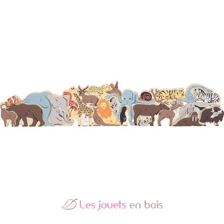 Buchstabenpuzzle Tiere LE12465 Small foot company 1