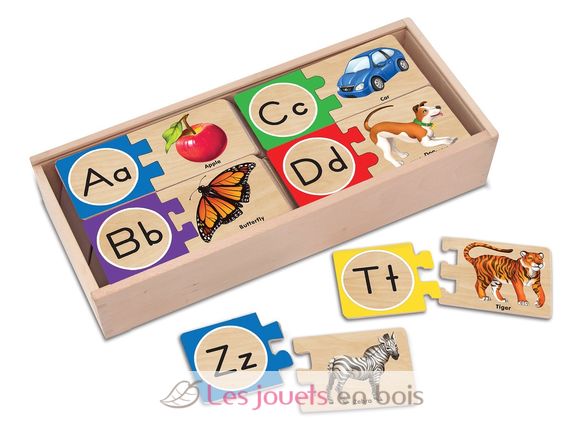 Selbstkorrigierende Englische Alfabetpuzzles MD-12541 Melissa & Doug 1