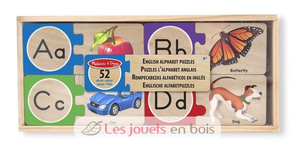 Selbstkorrigierende Englische Alfabetpuzzles MD-12541 Melissa & Doug 3