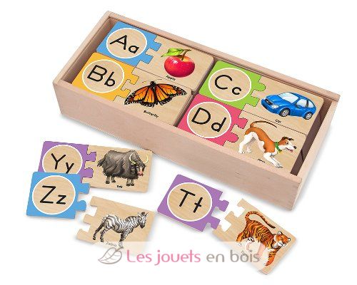 Selbstkorrigierende Englische Alfabetpuzzles MD-12541 Melissa & Doug 2