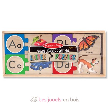 Selbstkorrigierende Englische Alfabetpuzzles MD-12541 Melissa & Doug 2