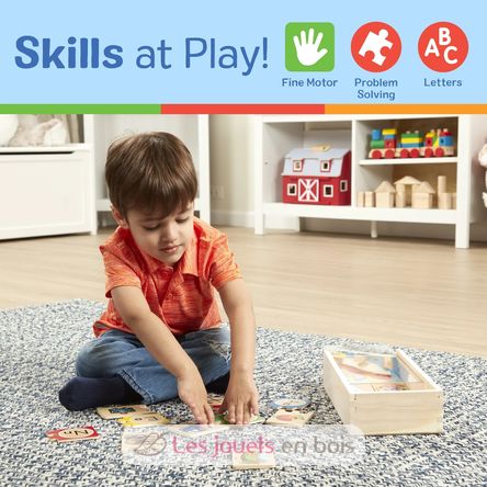 Selbstkorrigierende Englische Alfabetpuzzles MD-12541 Melissa & Doug 9