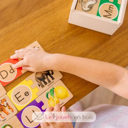 Selbstkorrigierende Englische Alfabetpuzzles MD-12541 Melissa & Doug 7