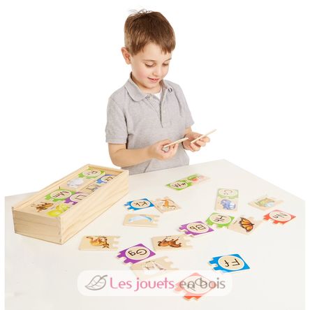 Selbstkorrigierende Englische Alfabetpuzzles MD-12541 Melissa & Doug 6