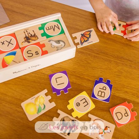 Selbstkorrigierende Englische Alfabetpuzzles MD-12541 Melissa & Doug 5