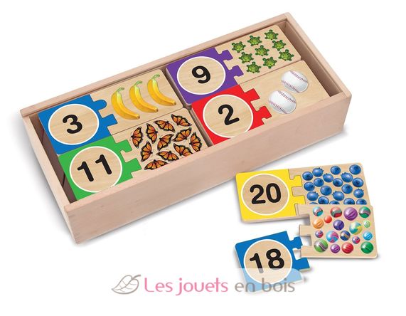 Selbstkorrigierende 1-20-Nummernpuzzles MD-12542 Melissa & Doug 3