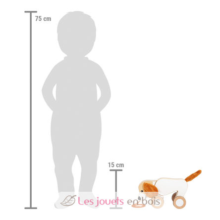 Nachziehtier Hund mit Knisterohren LE12562 Small foot company 4