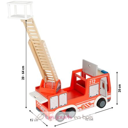 Feuerwehrauto rot LE12657 Small Foot company 4